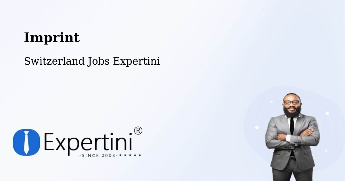 Imprint – Chardonne - Switzerland Jobs Expertini